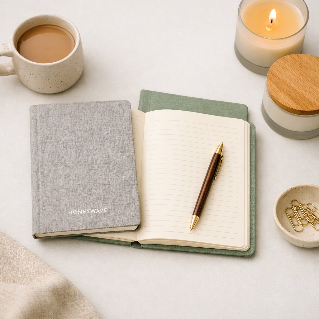 Linen Notebook Set